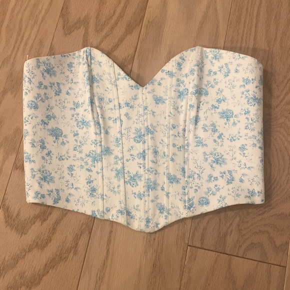 Zara Tops - Floral corset